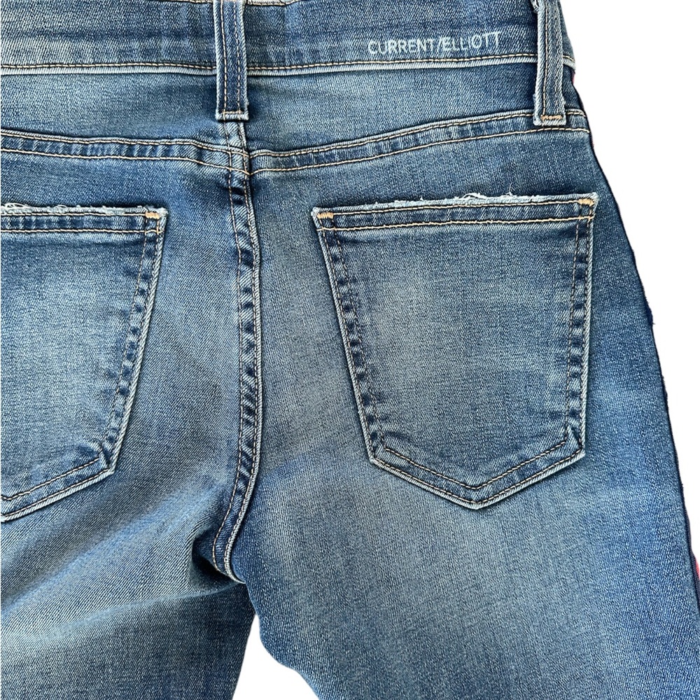 Current Elliot red stripe jeans - Picture 4 of 5